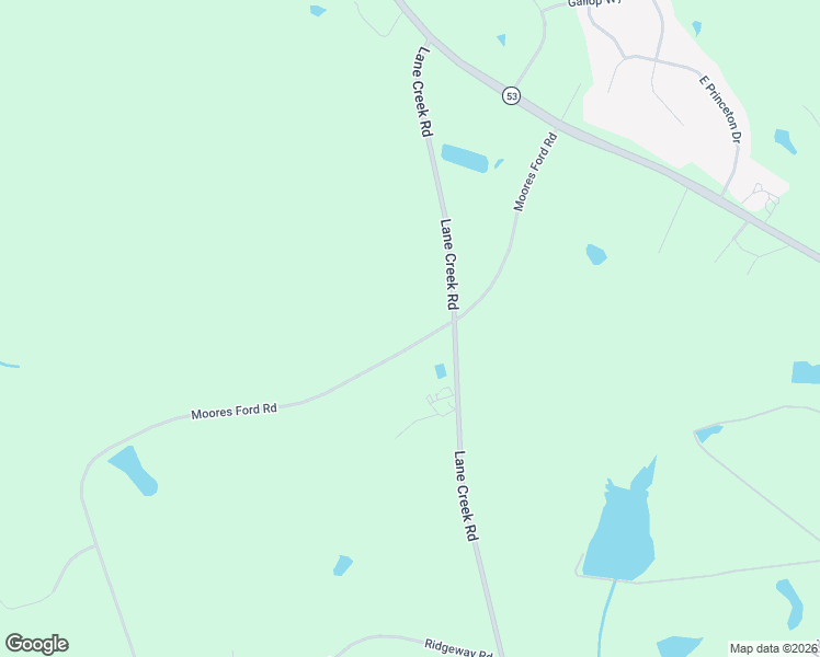 map of restaurants, bars, coffee shops, grocery stores, and more near 1340 Moores Ford Road in Bogart