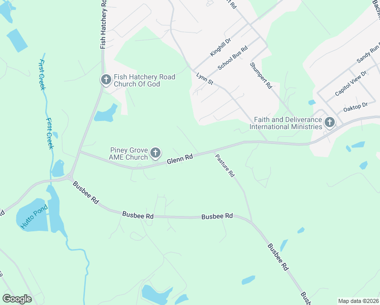 map of restaurants, bars, coffee shops, grocery stores, and more near 2403 Glenn Road in Gaston