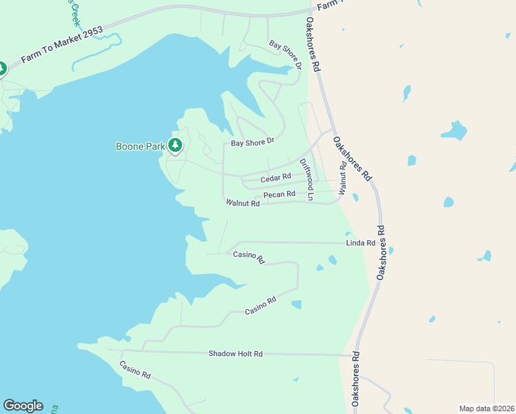 map of restaurants, bars, coffee shops, grocery stores, and more near 495 Walnut Road in Nocona