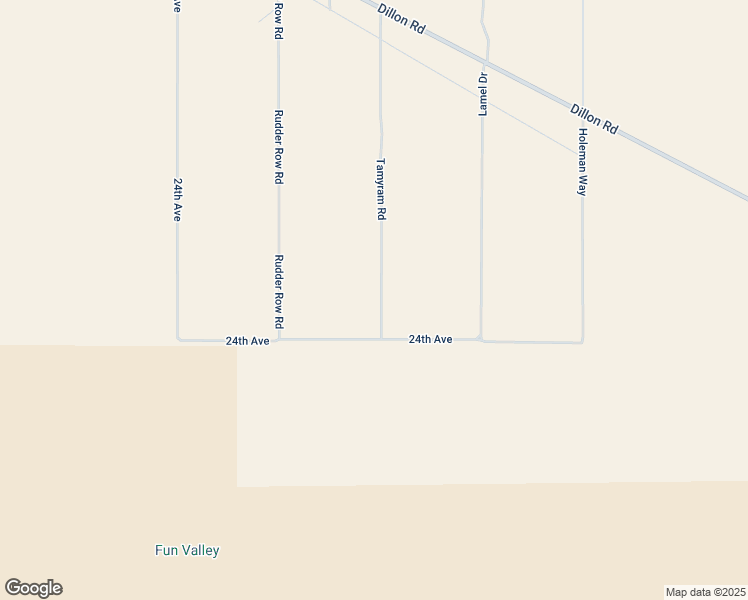 map of restaurants, bars, coffee shops, grocery stores, and more near 23833 Tamyran Road in Desert Hot Springs