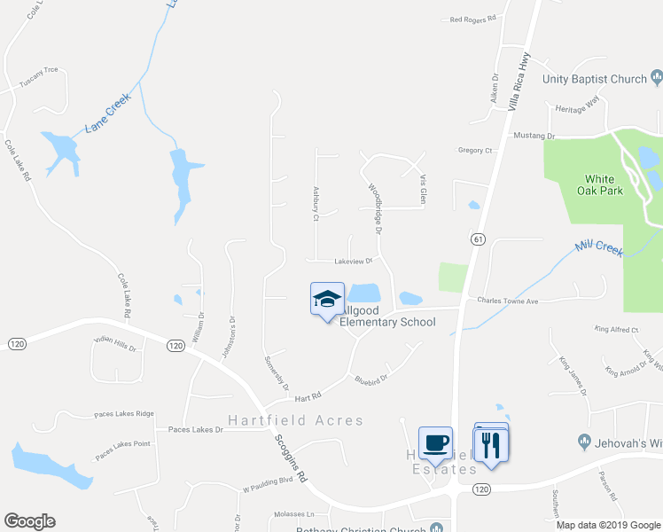 map of restaurants, bars, coffee shops, grocery stores, and more near 155 Lakeview Drive in Dallas