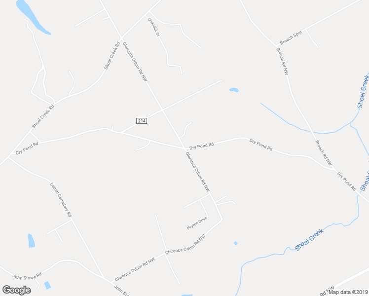 map of restaurants, bars, coffee shops, grocery stores, and more near 2100 Dry Pond Road in Monroe