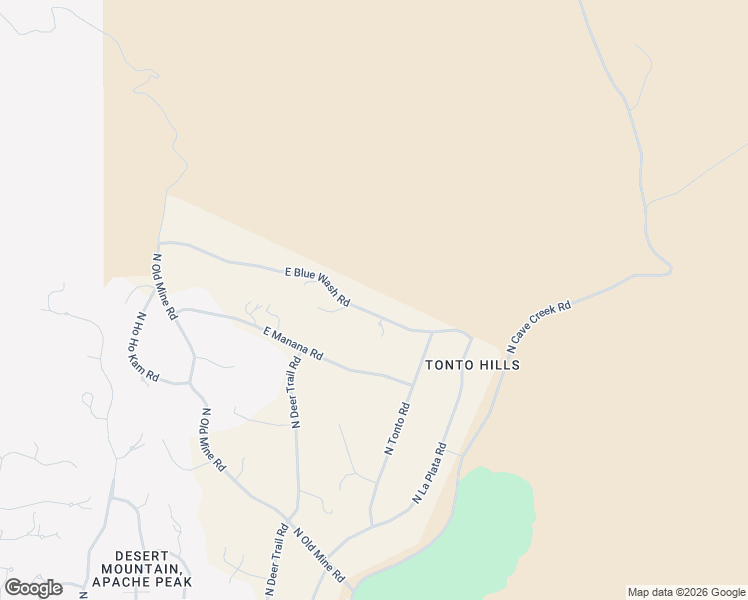 map of restaurants, bars, coffee shops, grocery stores, and more near 11701 East Blue Washington Road in Cave Creek