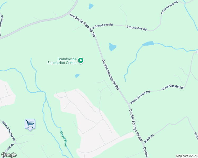 map of restaurants, bars, coffee shops, grocery stores, and more near 1425 Bluff Creek Trail in Monroe
