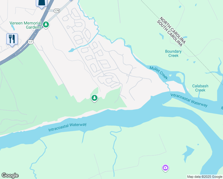 map of restaurants, bars, coffee shops, grocery stores, and more near 2188 Liberty Circle in Little River