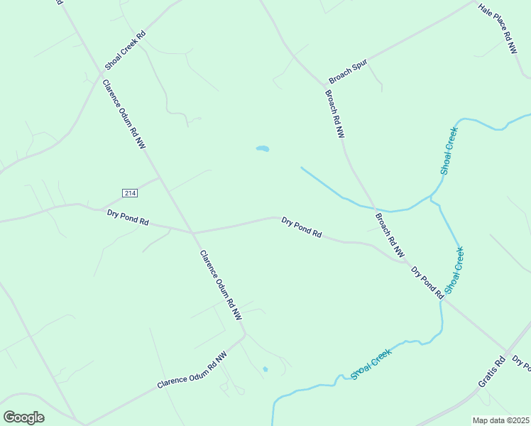map of restaurants, bars, coffee shops, grocery stores, and more near 2154 Dry Pond Road in Monroe