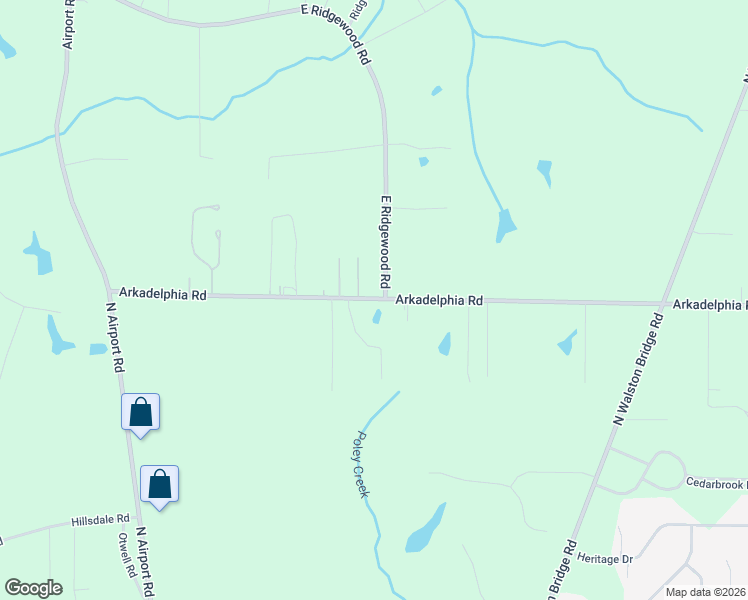 map of restaurants, bars, coffee shops, grocery stores, and more near 646 Arkadelphia Road in Jasper