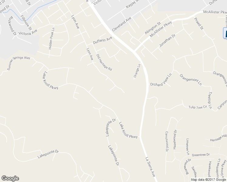 map of restaurants, bars, coffee shops, grocery stores, and more near 11322 Breithorn Court in Riverside