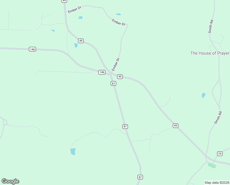 map of restaurants, bars, coffee shops, grocery stores, and more near 3383 County Road 87 in Winfield
