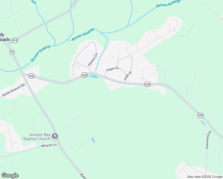 map of restaurants, bars, coffee shops, grocery stores, and more near 1957 State Highway 548 in Conway