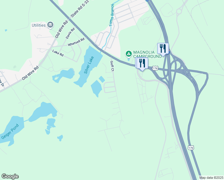 map of restaurants, bars, coffee shops, grocery stores, and more near 249 Goff Court in West Columbia