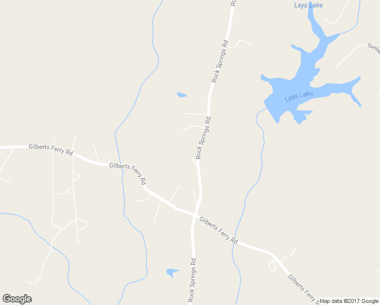 map of restaurants, bars, coffee shops, grocery stores, and more near 5345 Rock Springs Road in Gadsden