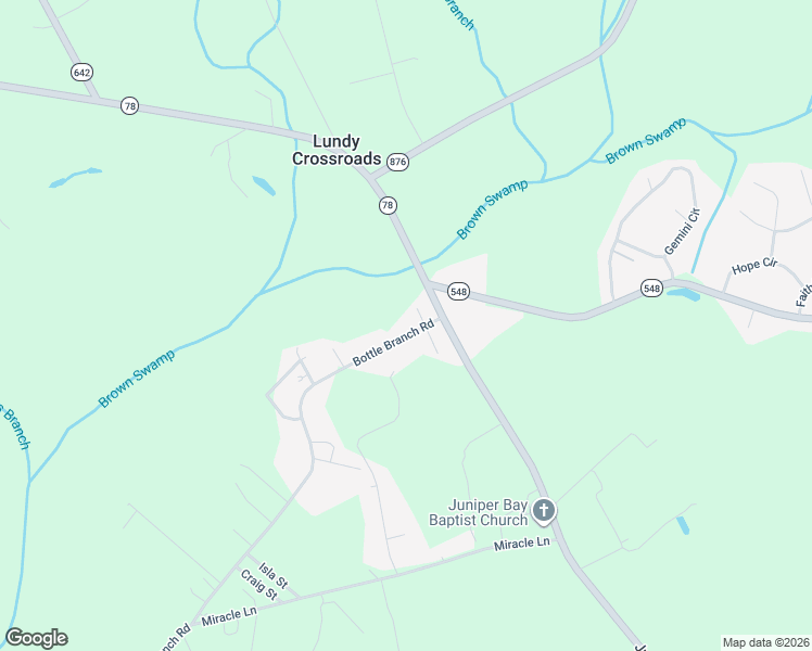 map of restaurants, bars, coffee shops, grocery stores, and more near 5361 Bottle Branch Road in Conway