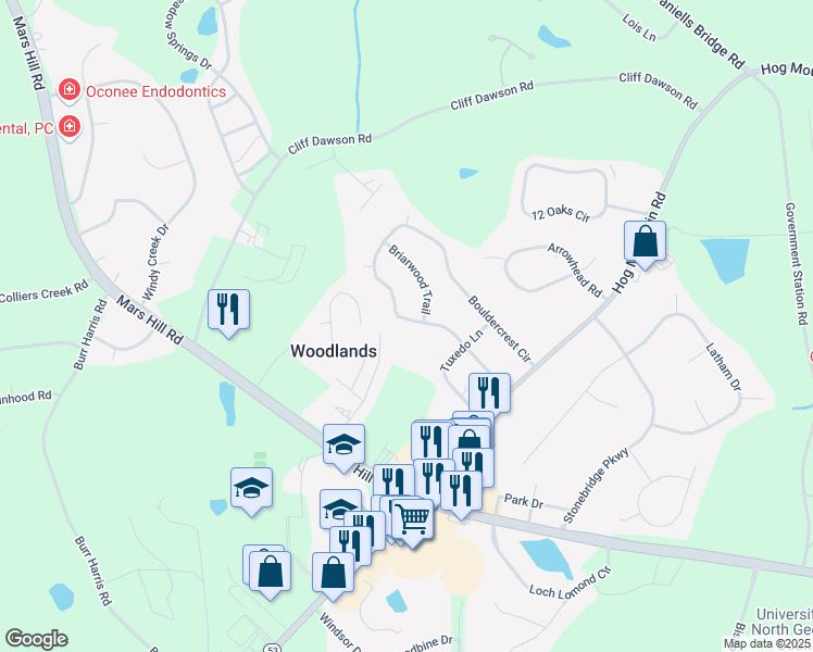 1151 Bouldercrest Circle, Watkinsville GA Walk Score