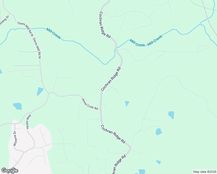 map of restaurants, bars, coffee shops, grocery stores, and more near 857 Cochran Ridge Road in Hiram