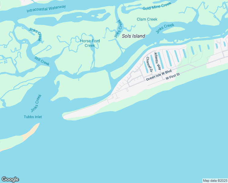 map of restaurants, bars, coffee shops, grocery stores, and more near 30 Bayberry Drive in Carolina Shores