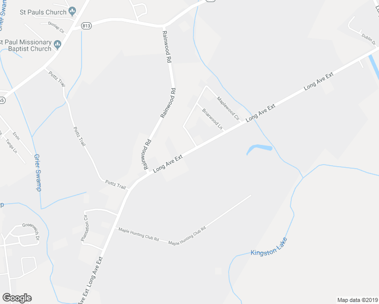 map of restaurants, bars, coffee shops, grocery stores, and more near 3186 Long Avenue Extension in Conway