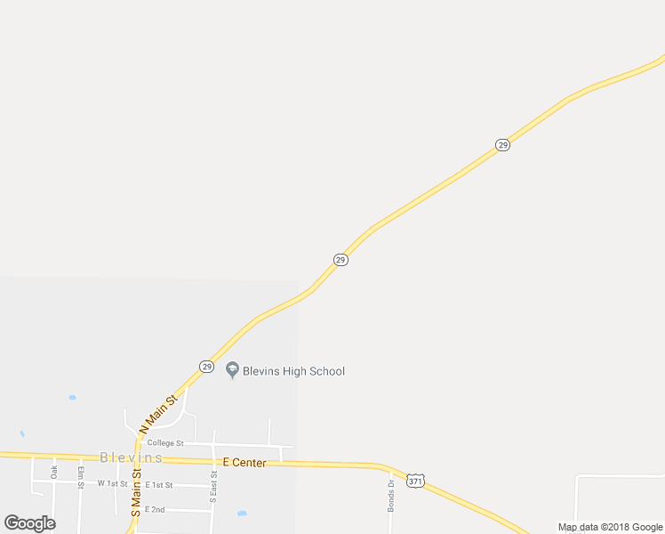 map of restaurants, bars, coffee shops, grocery stores, and more near 5954 Highway 29 in Blevins