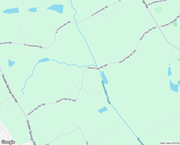 map of restaurants, bars, coffee shops, grocery stores, and more near 400-514 Stock Gap Road Southwest in Monroe