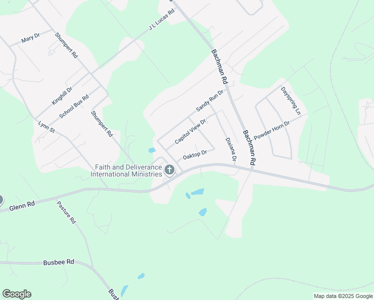 map of restaurants, bars, coffee shops, grocery stores, and more near 206 Black Oak Court in Gaston