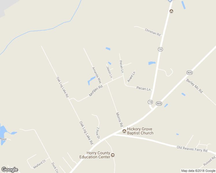 map of restaurants, bars, coffee shops, grocery stores, and more near 289 Morris Road in Conway