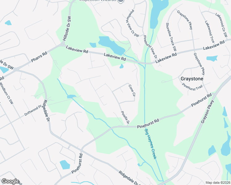 map of restaurants, bars, coffee shops, grocery stores, and more near 2066 Pinella Drive in Grayson