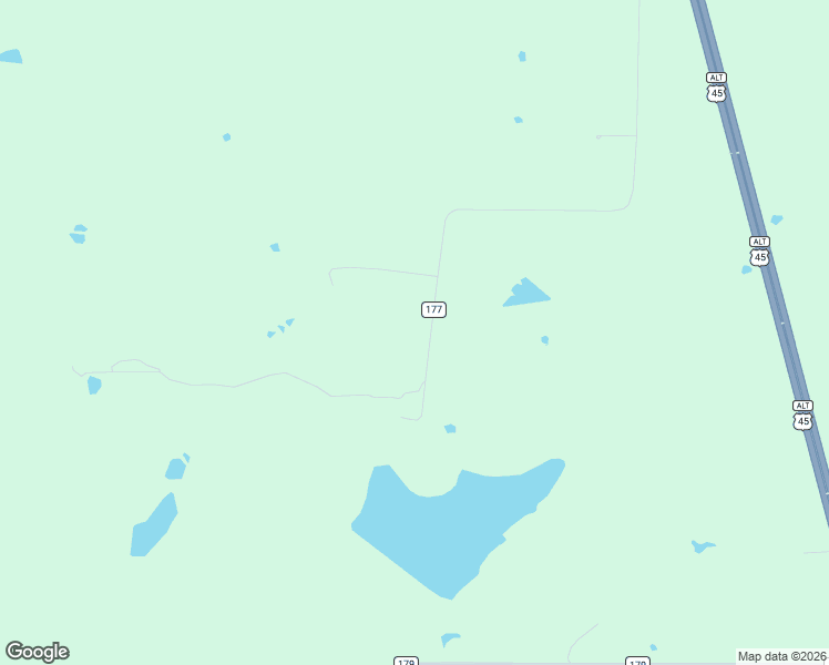 map of restaurants, bars, coffee shops, grocery stores, and more near 429 County Road 177 in Okolona