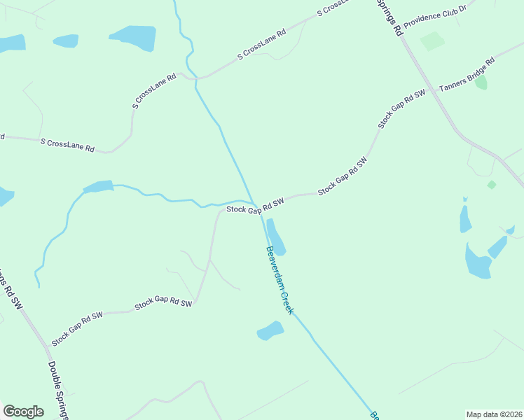 map of restaurants, bars, coffee shops, grocery stores, and more near 384 Stock Gap Rd SW in Monroe