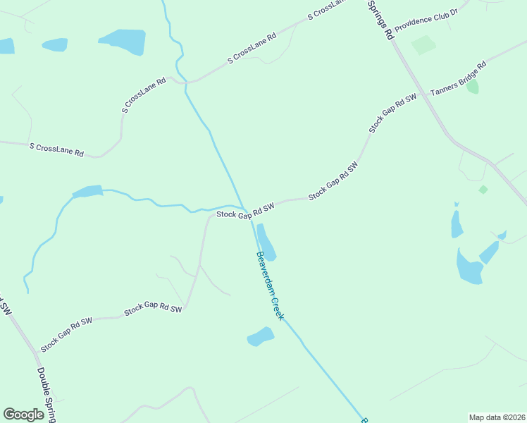 map of restaurants, bars, coffee shops, grocery stores, and more near 168-384 Stock Gap Rd SW in Monroe