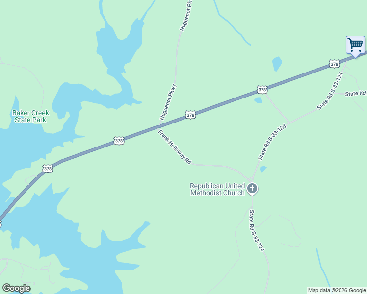 map of restaurants, bars, coffee shops, grocery stores, and more near 234 Frank Holloway Road in McCormick