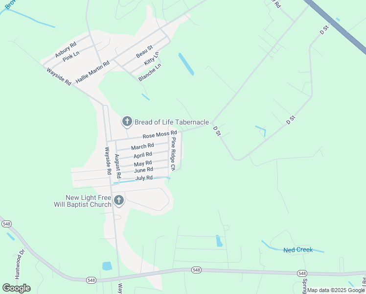 map of restaurants, bars, coffee shops, grocery stores, and more near 707 Pine Ridge Circle in Conway