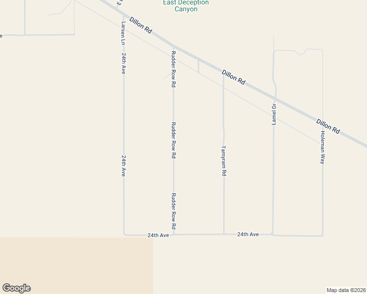 map of restaurants, bars, coffee shops, grocery stores, and more near 23280 Rudder Row Road in Desert Hot Springs