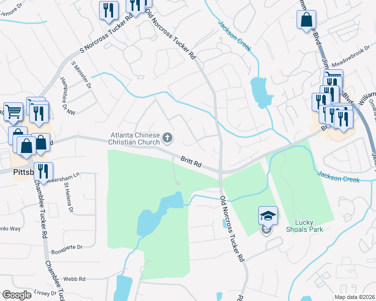 map of restaurants, bars, coffee shops, grocery stores, and more near in 