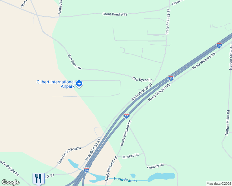 map of restaurants, bars, coffee shops, grocery stores, and more near 305 Downwind Leg in Gilbert