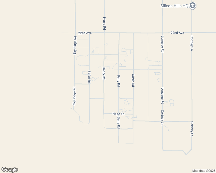 map of restaurants, bars, coffee shops, grocery stores, and more near 22950 Henry Road in Desert Hot Springs