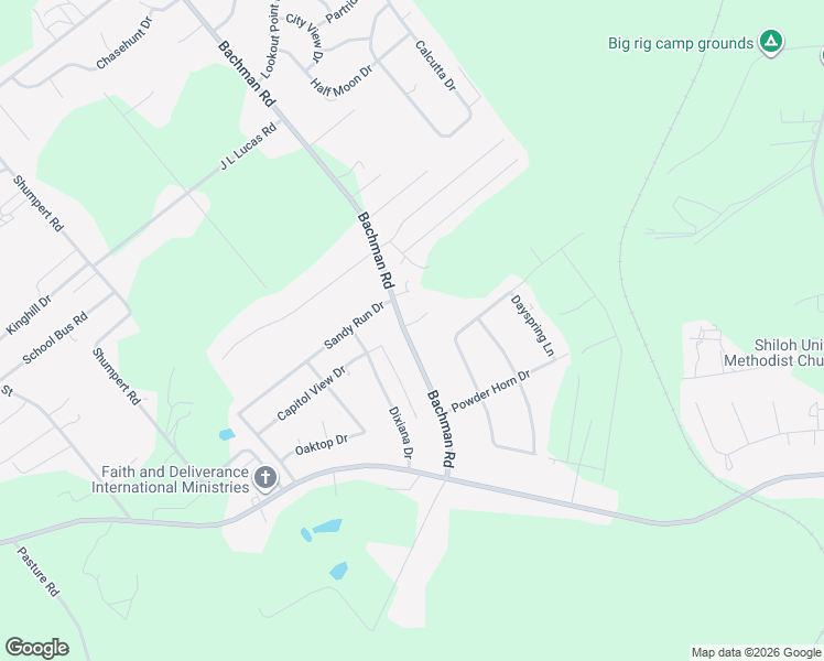 map of restaurants, bars, coffee shops, grocery stores, and more near 3112 Bachman Road in Gaston