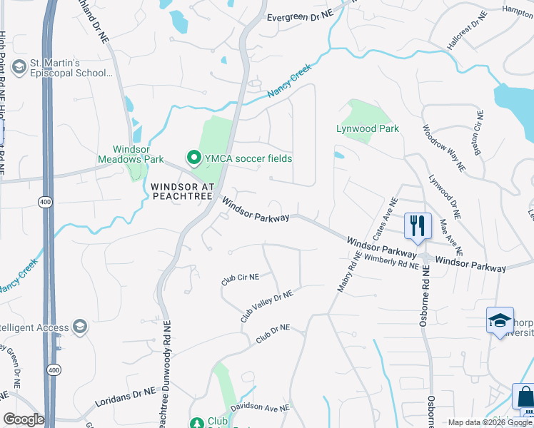 map of restaurants, bars, coffee shops, grocery stores, and more near in 