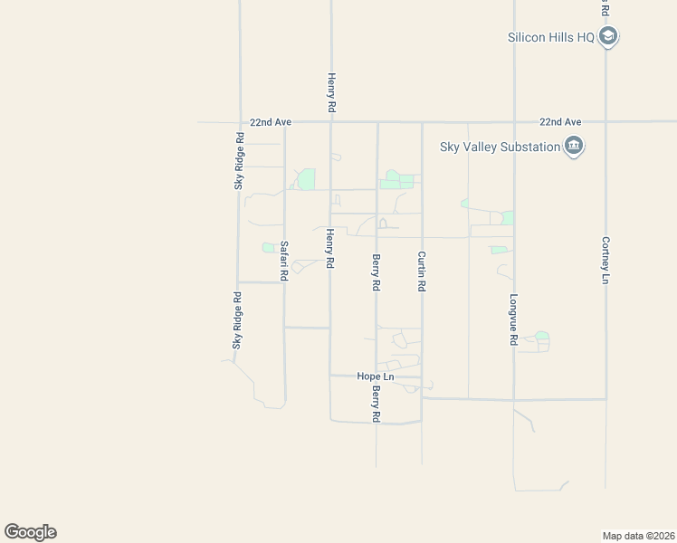 map of restaurants, bars, coffee shops, grocery stores, and more near 22625 Henry Road in Desert Hot Springs