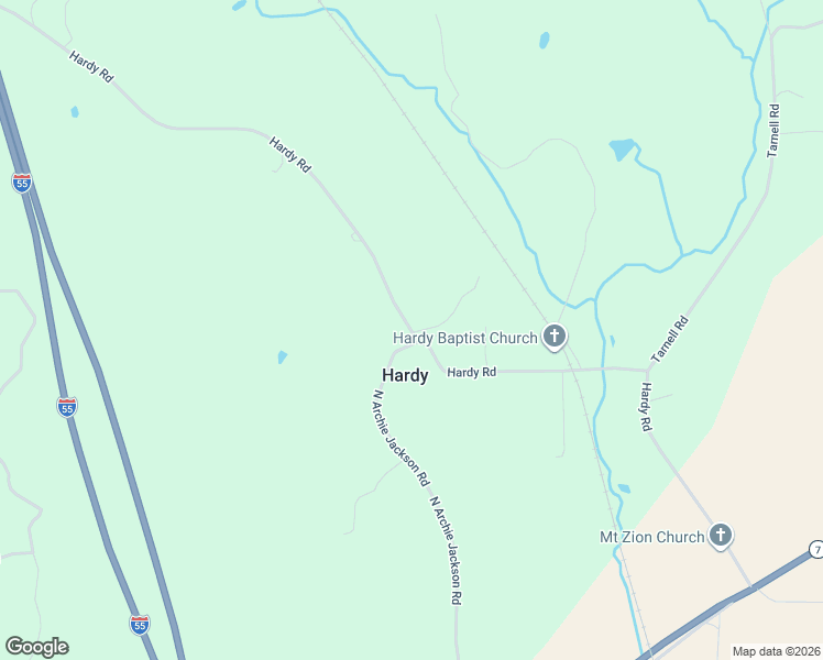 map of restaurants, bars, coffee shops, grocery stores, and more near 1407 Hardy Road in Grenada