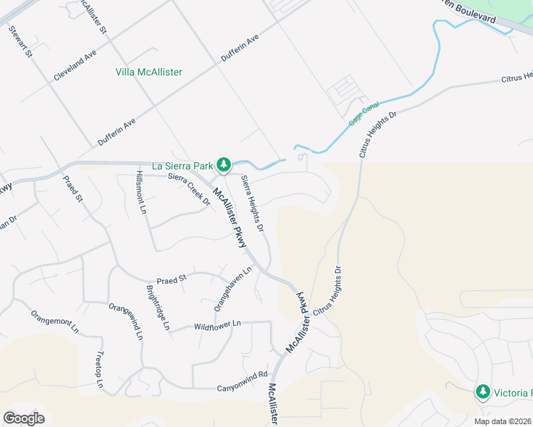 map of restaurants, bars, coffee shops, grocery stores, and more near 13051 Ridge Route Road in Riverside