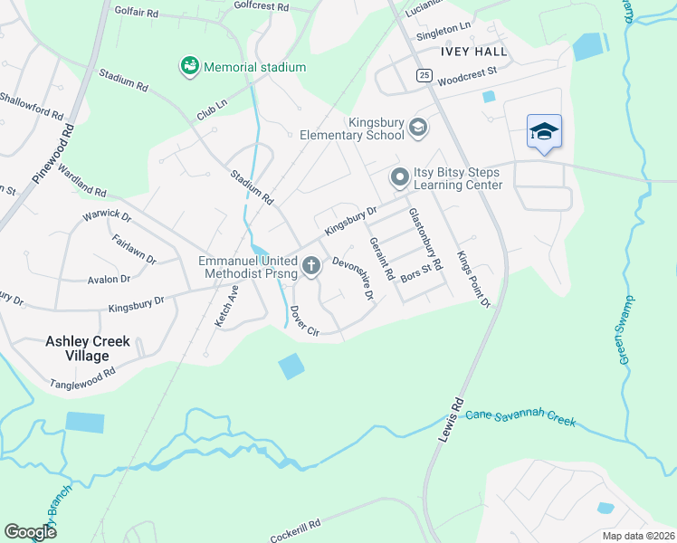 map of restaurants, bars, coffee shops, grocery stores, and more near 3790 West Dal Drive in Sumter