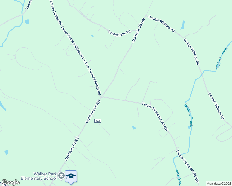 map of restaurants, bars, coffee shops, grocery stores, and more near 785 Carl Davis Road Northwest in Monroe