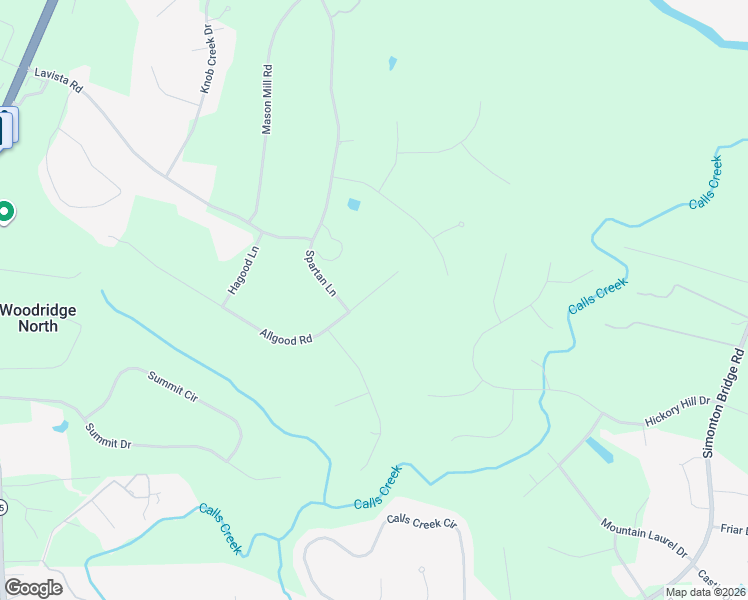 map of restaurants, bars, coffee shops, grocery stores, and more near 1350 Allgood Road in Athens