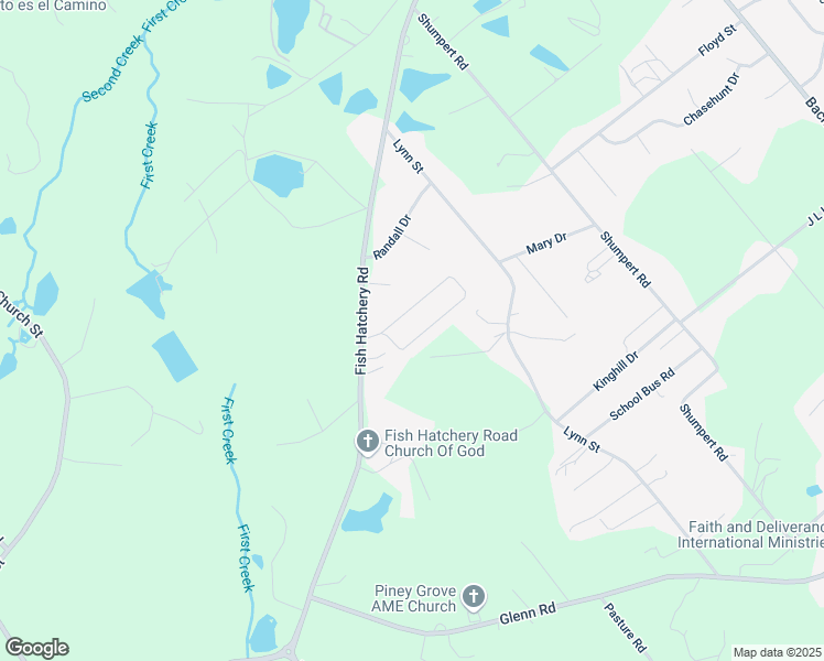 map of restaurants, bars, coffee shops, grocery stores, and more near 7 Bent Tree Circle in Gaston
