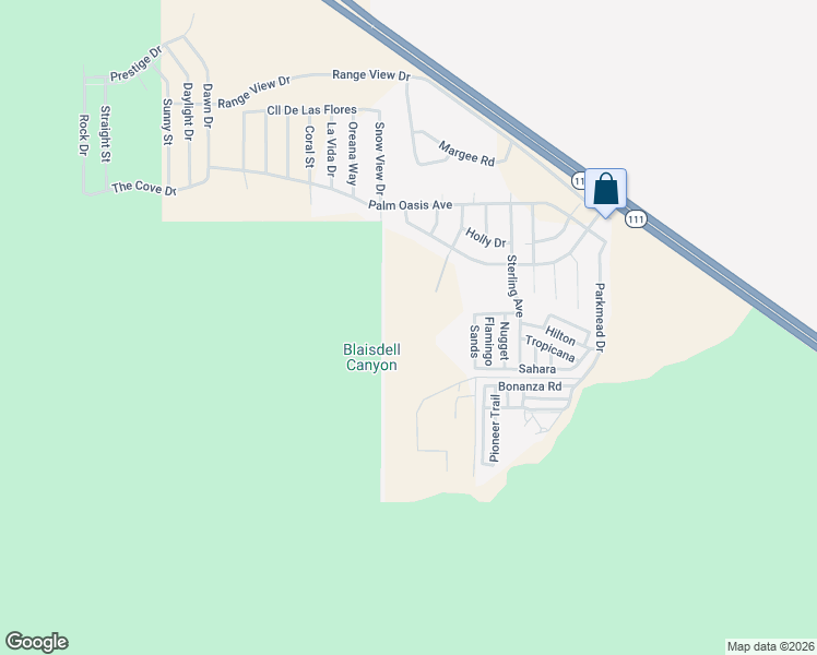 map of restaurants, bars, coffee shops, grocery stores, and more near in Palm Springs