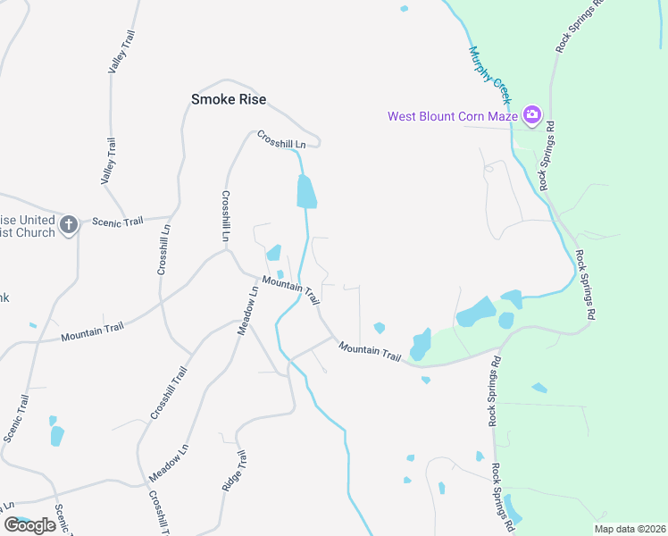 map of restaurants, bars, coffee shops, grocery stores, and more near 100 Ridge Lane in Warrior