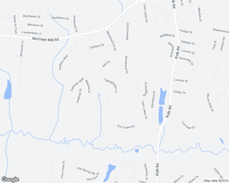 map of restaurants, bars, coffee shops, grocery stores, and more near 1220 Falling Water Lane in Sumter