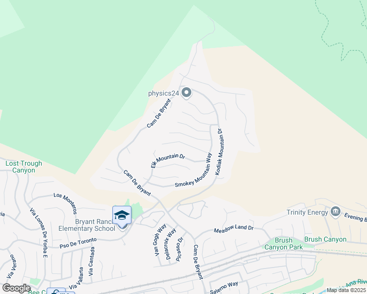 map of restaurants, bars, coffee shops, grocery stores, and more near 27860 Mount Shasta Way in Yorba Linda