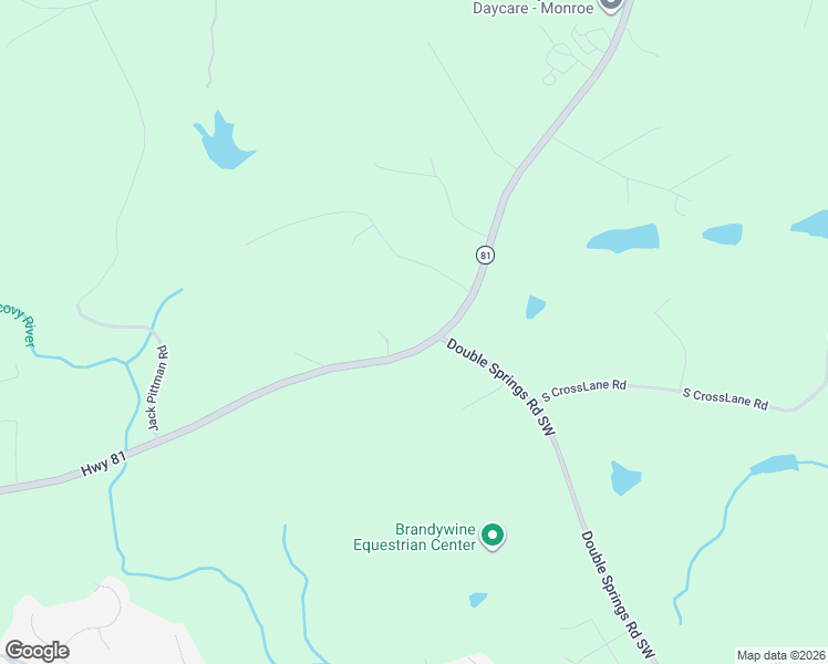 map of restaurants, bars, coffee shops, grocery stores, and more near 7168 Highway 81 in Monroe