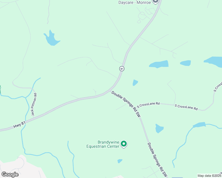 map of restaurants, bars, coffee shops, grocery stores, and more near 7168 Highway 81 in Monroe